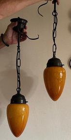 Lampe (2) - traan - Verre - lampes suspendues Art Deco