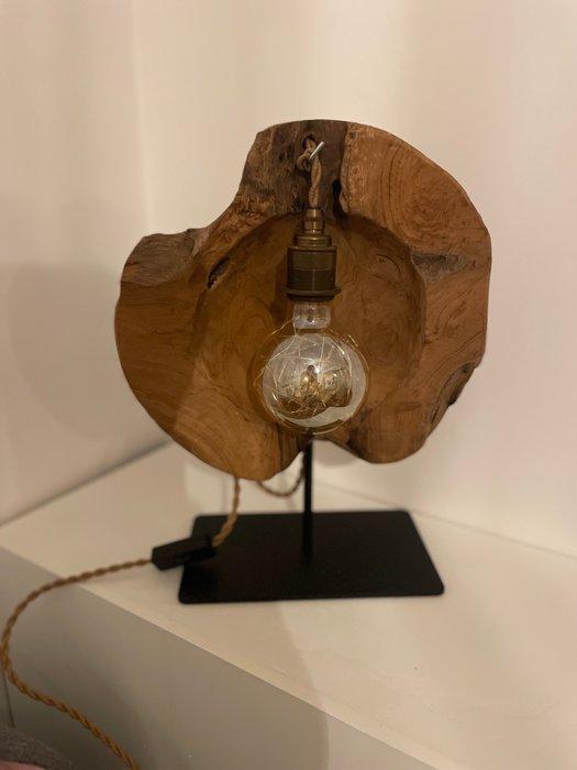 Lamp - Teak, Antiek en Kunst, Curiosa en Brocante