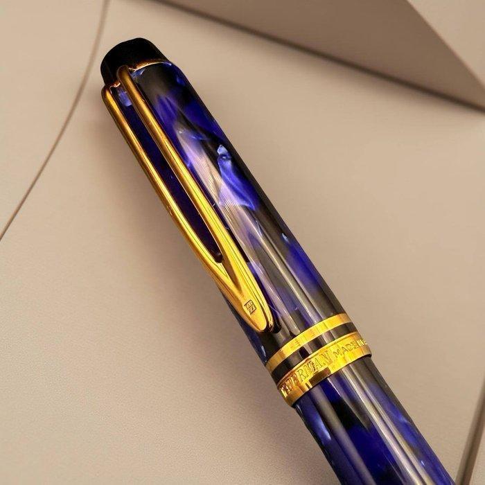 Waterman - Man 200 blue marbled - Vulpen, Verzamelen, Pennenverzamelingen