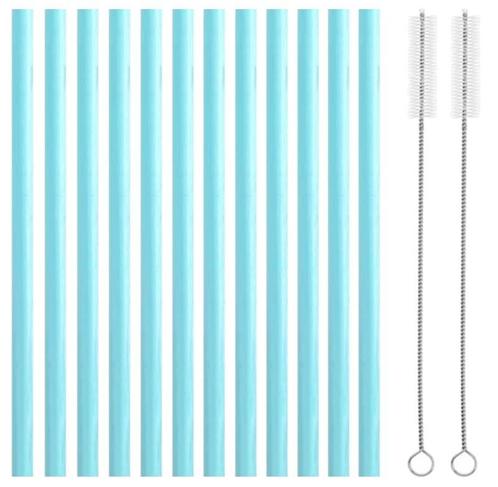Fako Bijoux® - Siliconen Rietjes Pastel -  12 Herbruikbare, Huis en Inrichting, Keuken | Bestek, Verzenden