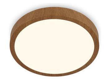 Veiling - BRILONER - LED Plafondlamp met houtlook 3.000K war