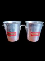 Rafraîchisseur à champagne (2) - Aluminium, Chrome - Seau à, Antiquités & Art