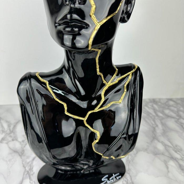 Santicri - Opera Santicri - Tired Face Black, Antiek en Kunst, Kunst | Designobjecten