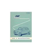 1958 FIAT 600 INSTRUCTIEBOEKJE ITALIAANS, Auto diversen, Handleidingen en Instructieboekjes