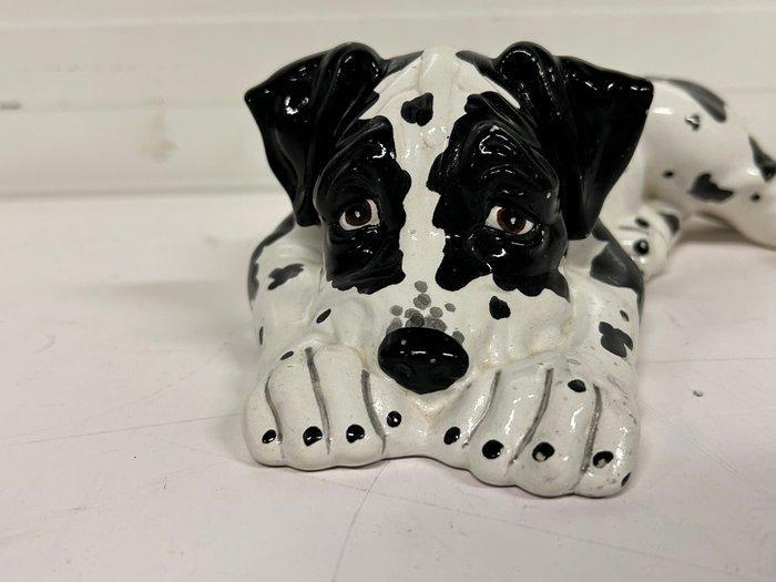 sculptuur, Dalmatiër - 9 cm - Aardewerk, Antiek en Kunst, Antiek | Glaswerk en Kristal