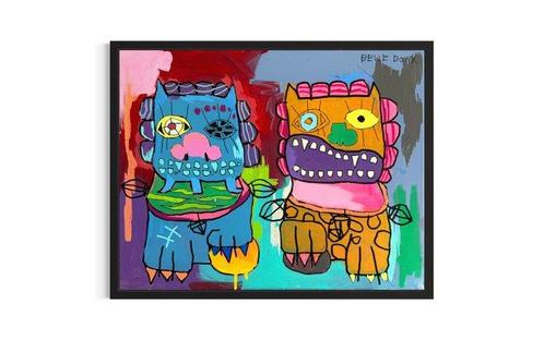 Belle Doxx - Filthy bastards, Antiek en Kunst, Kunst | Schilderijen | Modern