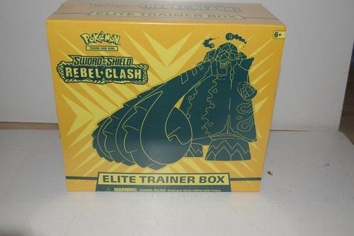 Pokémon - 1 Box - Elite Trainer Box Sword & Shield Rebel, Hobby en Vrije tijd, Verzamelkaartspellen | Pokémon