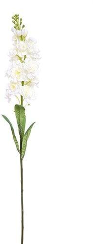 Matthiola Ivory Zijdenbloem Tak 83 cm per stuk, Huis en Inrichting, Woonaccessoires | Kunstplanten en Kunstbloemen, Nieuw