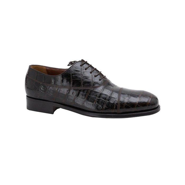 RRP 2465€ Luxury Testoni Bologna Brown Goodyear Oxford Shoes, Kleding | Heren, Schoenen