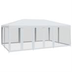 Partytent 6x4m Wit | Tweede Kansje | OP = OP, Tuin en Terras, Partytenten, Verzenden, Partytent, Nieuw, 2 meter of meer