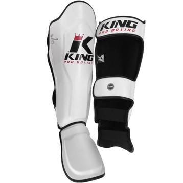 Kickboks Scheenbeschermers King Pro Boxing KPB/SG 3 Wit, Verzenden