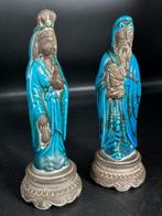 Beeldje, statuettes Chinoises représentant un couple de, Antiek en Kunst