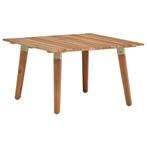 vidaXL Table basse de jardin 60x60x36 cm Bois solide, Verzenden