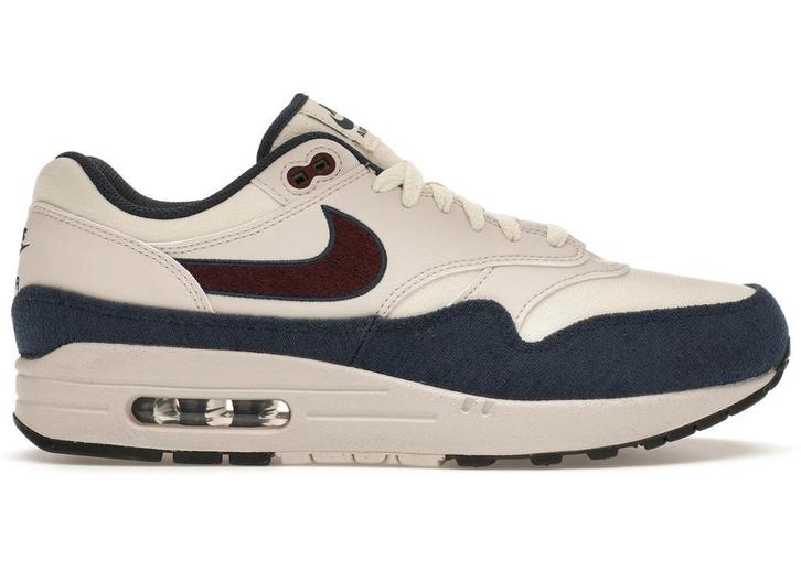 Nike Air Max 1 Coconut Milk Burgundy Crush Navy - Maat 44 EU, Vêtements | Hommes, Chaussures, Enlèvement ou Envoi