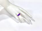 Zonder Minimumprijs - Ring Zilver - Amethist, Handtassen en Accessoires, Ringen, Nieuw