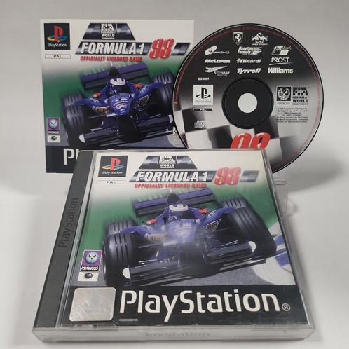 Formula 1 98 Playstation 1, Games en Spelcomputers, Games | Sony PlayStation 1, Zo goed als nieuw, Ophalen of Verzenden