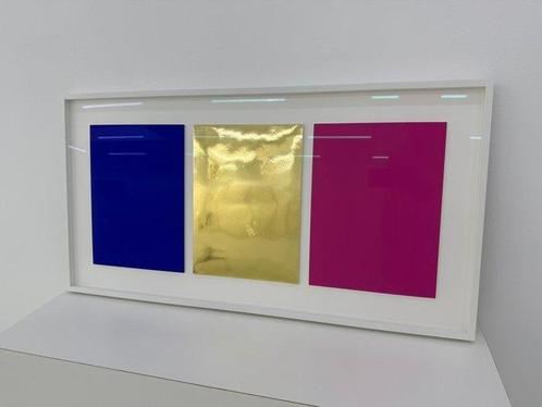 Yves Klein (1928-1962) - Monochrome und Feuer (Triptych), Antiek en Kunst, Kunst | Schilderijen | Modern