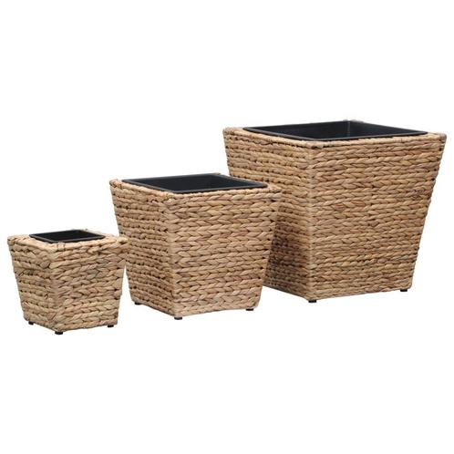 vidaXL Plantenbakken verhoogd 3 st waterhyacint, Tuin en Terras, Bloempotten, Nieuw, Verzenden