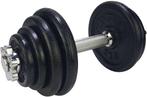 Tunturi Dumbell Gietijzer totaal 15kg - Halterset met, Sport en Fitness, Ophalen of Verzenden, Nieuw
