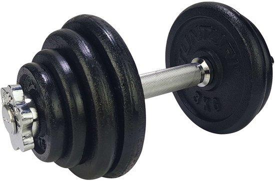 Tunturi Dumbell Gietijzer totaal 15kg - Halterset met, Sport en Fitness, Fitnessmaterialen, Ophalen of Verzenden