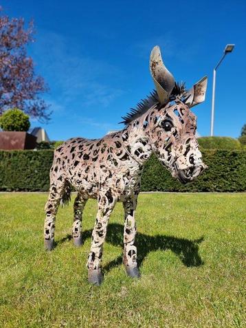 Figurine - Levensechte ezel - Fer, Métal
