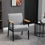 Eetkamerstoel – Relax - Comfortabel – Stijlvol - Grijs, Huis en Inrichting, Nieuw, Ophalen of Verzenden, Modern, Stof