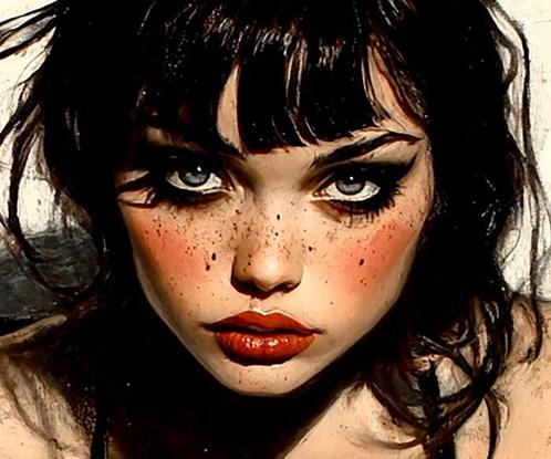 Ginger Red - Nikita, Antiek en Kunst, Kunst | Schilderijen | Modern
