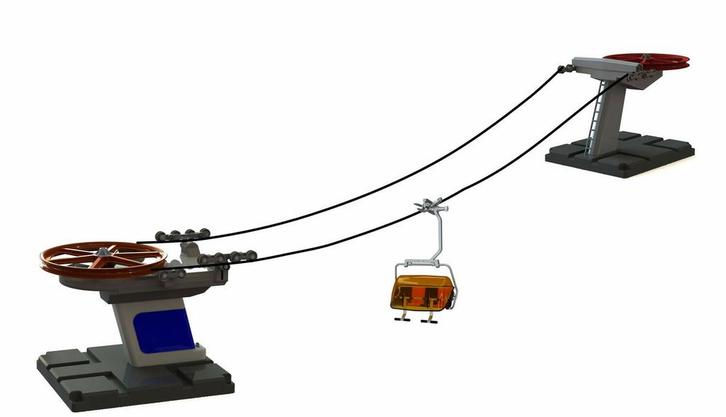 Jaegerndorfer - Kabelbaan Compact+zetel 1:32, Diversen, Kerst, Nieuw, Verzenden