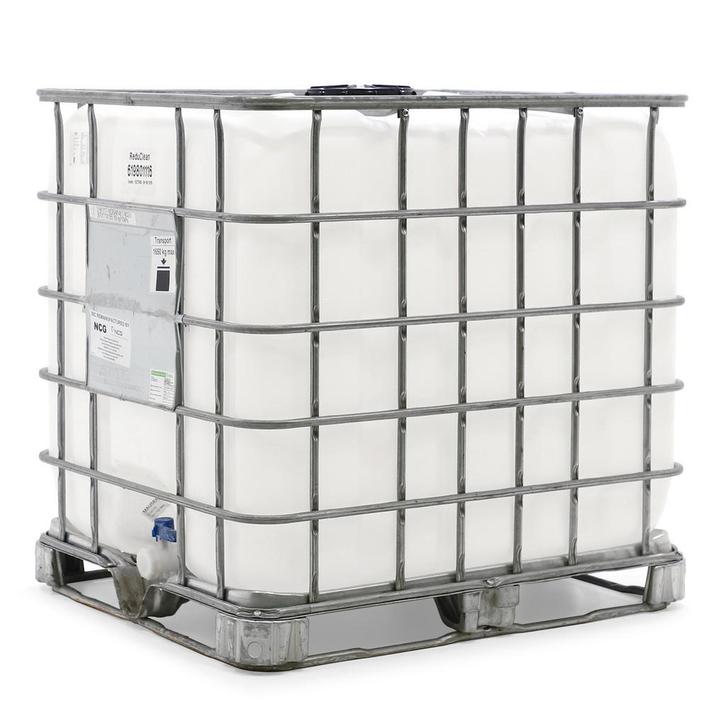 Gebruikte IBC Container vloeistofcontainer 1000 ltr, Tuin en Terras, Regentonnen, Gebruikt, Ophalen of Verzenden