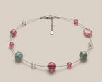 Vetro di Murano, Zilver - Halsketting - zilver en aventurijn
