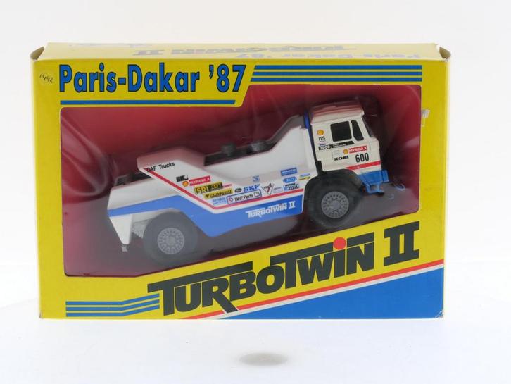 Schaal 1:50 Portegies truck models DAF Turbotwin II Parij..., Hobby en Vrije tijd, Modelauto's | 1:50, Zo goed als nieuw, Ophalen of Verzenden