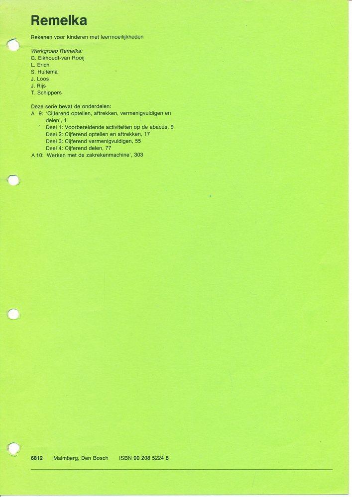 Remelka A9 en A10 in Guldens (zie omschrijving door dit prod, Livres, Livres scolaires, Envoi