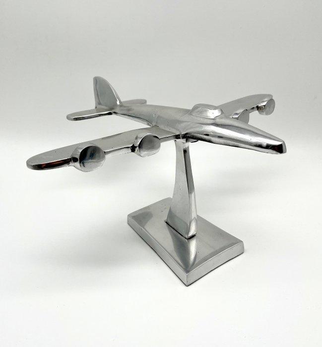 Beeldje - Plane - Aluminium, Antiek en Kunst, Kunst | Designobjecten