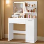 Kaptafel - make up tafel - met LED spiegel - met 2 lade en, Huis en Inrichting, Verzenden, Nieuw