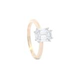 Bague - 18 carats Or rose - 0.52ct. tw. Diamant (Naturelle), Handtassen en Accessoires, Ringen, Nieuw