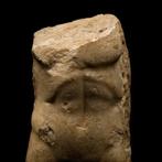 Oud-Romeins Marmer Mannelijk torso. Eerste - derde eeuw na