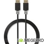 Nedis DisplayPort 1.4-Kabel DisplayPort Male - Male 3,00 m, Verzenden