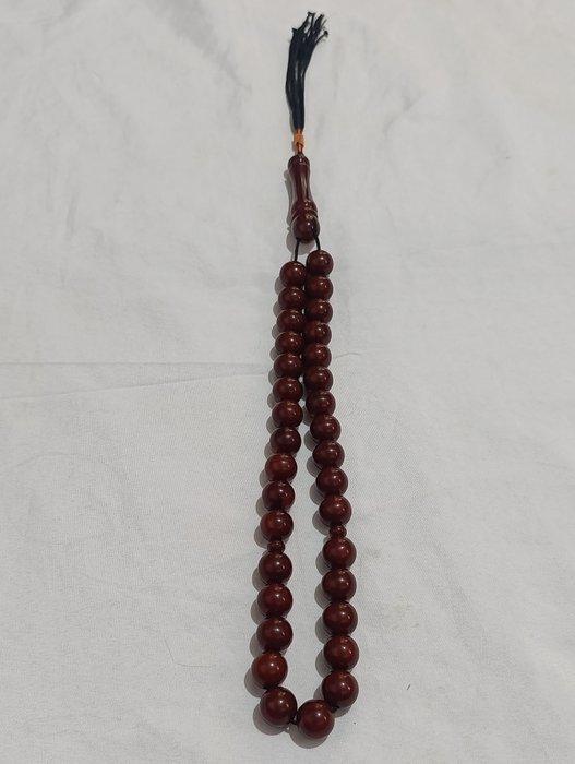 Rozenkrans - Amber - 1970-1980 - Zeldzame gebedskralen, Verzamelen, Dierenverzamelingen