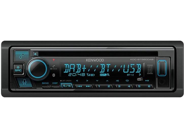 Kenwood KDC-BT560DAB - 1DIN CD/USB Autoradio - DAB+, Huis en Inrichting, Woonaccessoires | Overige, Zo goed als nieuw, Verzenden