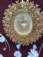 Reliekhouder - Was, Textiel, Glas - 1900-1910 - Agnus Dei