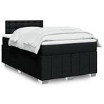vidaXL Boxspring met matras stof zwart 120x200 cm, Verzenden, Nieuw