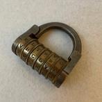 Hangslot - Hangslot met combinaties, Antiek en Kunst