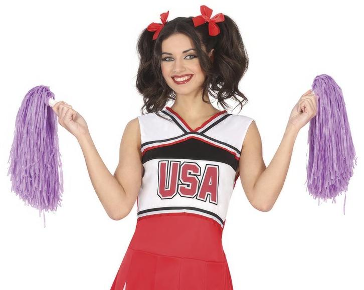 Lila Pompoms 2st, Hobby en Vrije tijd, Feestartikelen, Nieuw, Verzenden