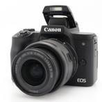 Canon EOS M50 mark II + 15-45mm IS STM | Tweedehands, Verzenden, Zo goed als nieuw