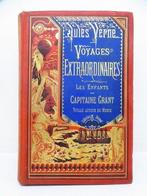 Jules Verne - Les enfants du capitaine Grant [cartonnage à, Antiquités & Art, Antiquités | Livres & Manuscrits