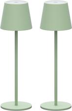 Tafellamp oplaadbaar - Slaapkamer - 2 Stuks - Groen - Klight, Huis en Inrichting, Verzenden, Nieuw