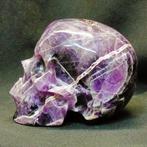 Uitzonderlijke menselijke schedel, met de hand gesneden uit