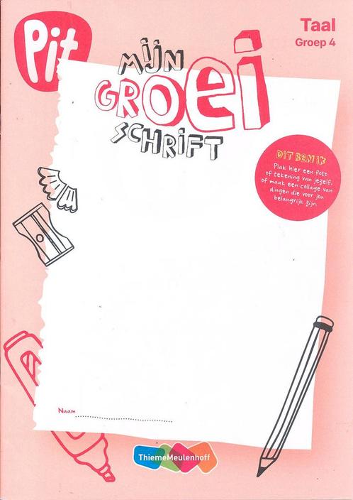 Pit Taal Mijn groei schrift groep 4 (per stuk), Boeken, Schoolboeken, Verzenden