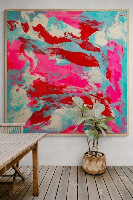 Giogia fl - Shadows In The Rain -XXL -, Antiek en Kunst, Kunst | Schilderijen | Modern