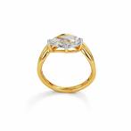 Ring - 14 karaat Geel goud - 2.02ct. tw. Diamant (Lab-grown)